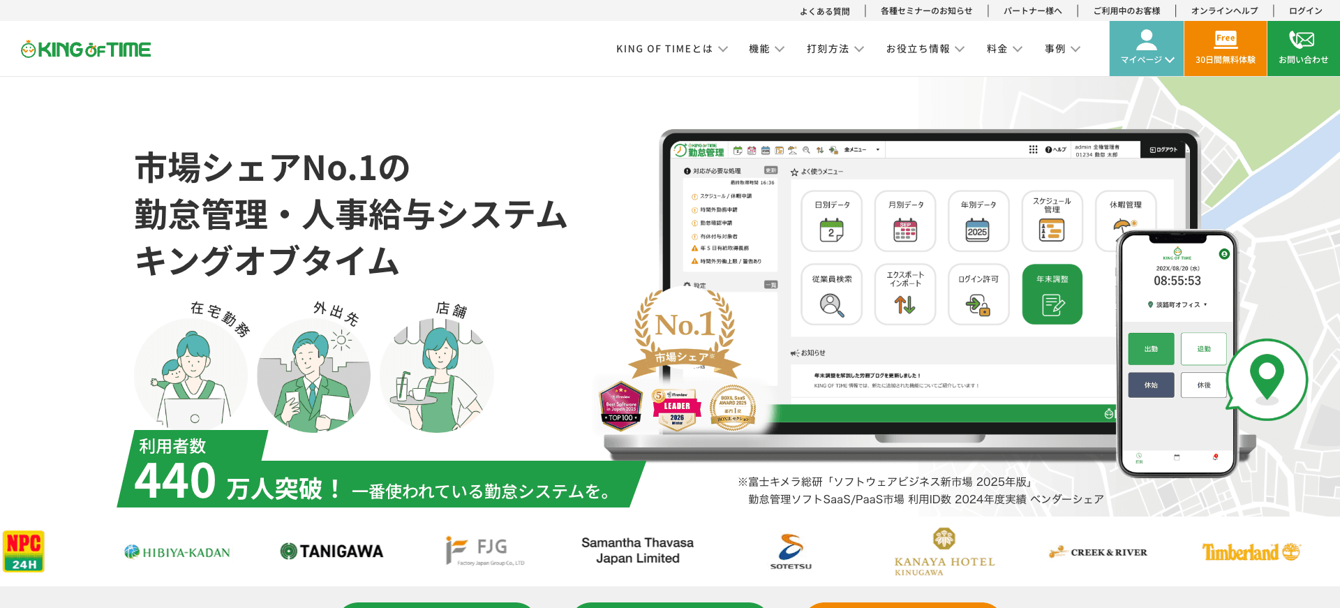KING OF TIME 画面イメージ